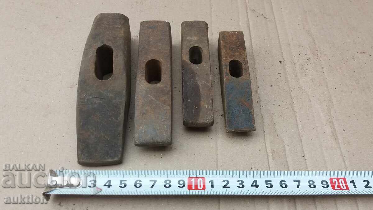 SET OF 4 DIFFERENT HAMMERS, HAMMER HEADS with price 12.99 BGN | € 6.64