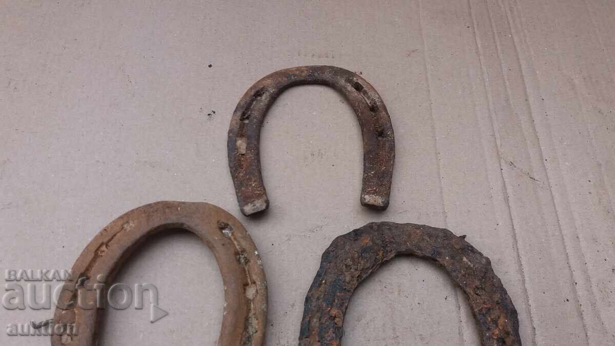 LOT OF 3 HORSESHOES - 5 LOT OF 3 HORSESHOES - 5