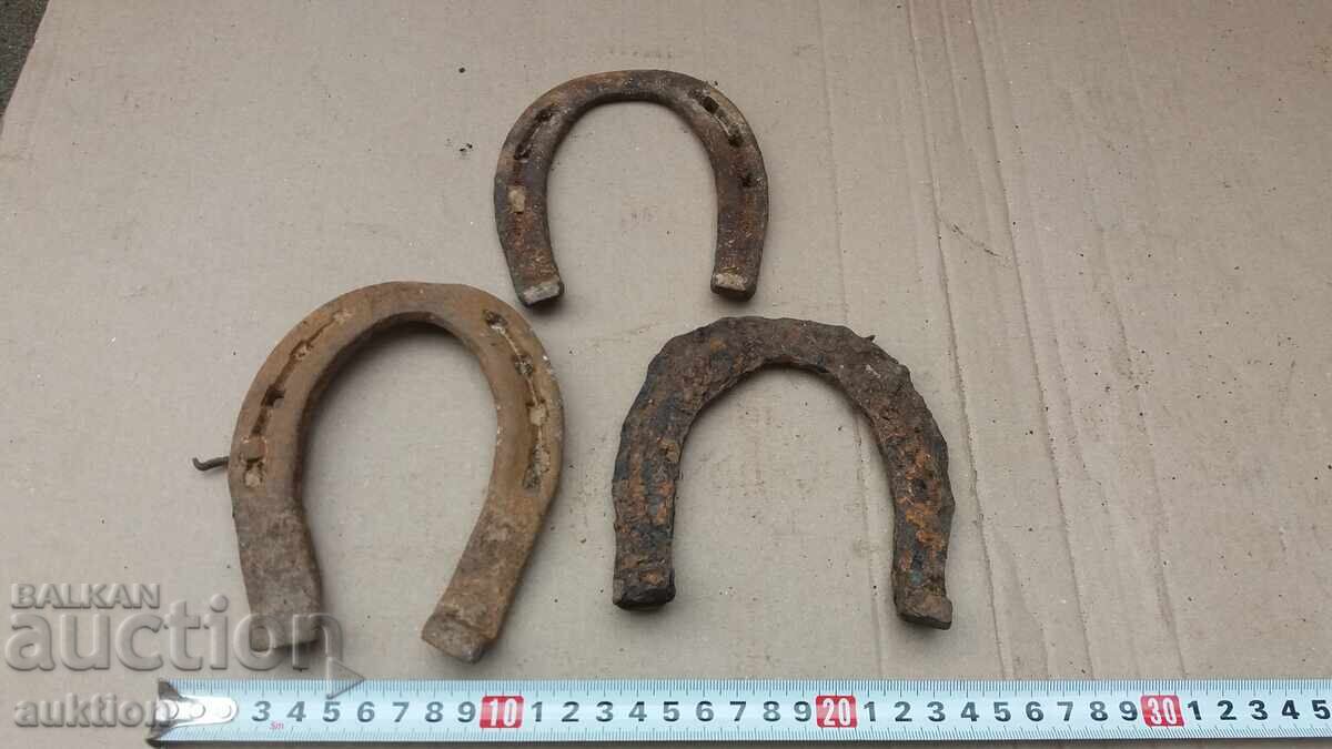 LOT OF 3 HORSESHOES - 6 LOT OF 3 HORSESHOES - 6