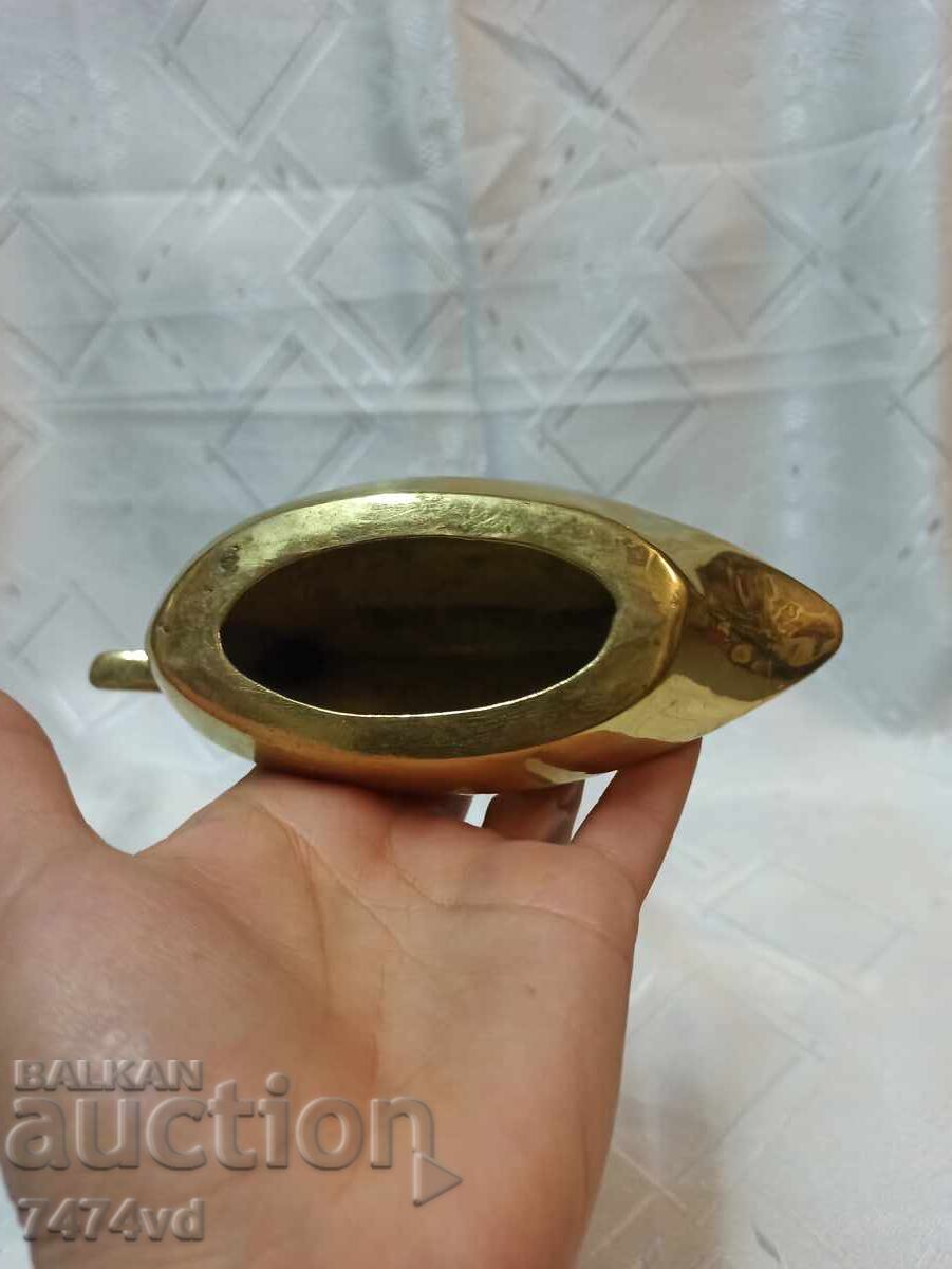 2 figurine masive de bronz, rațe - 6 2 figurine masive de bronz, rațe - 6