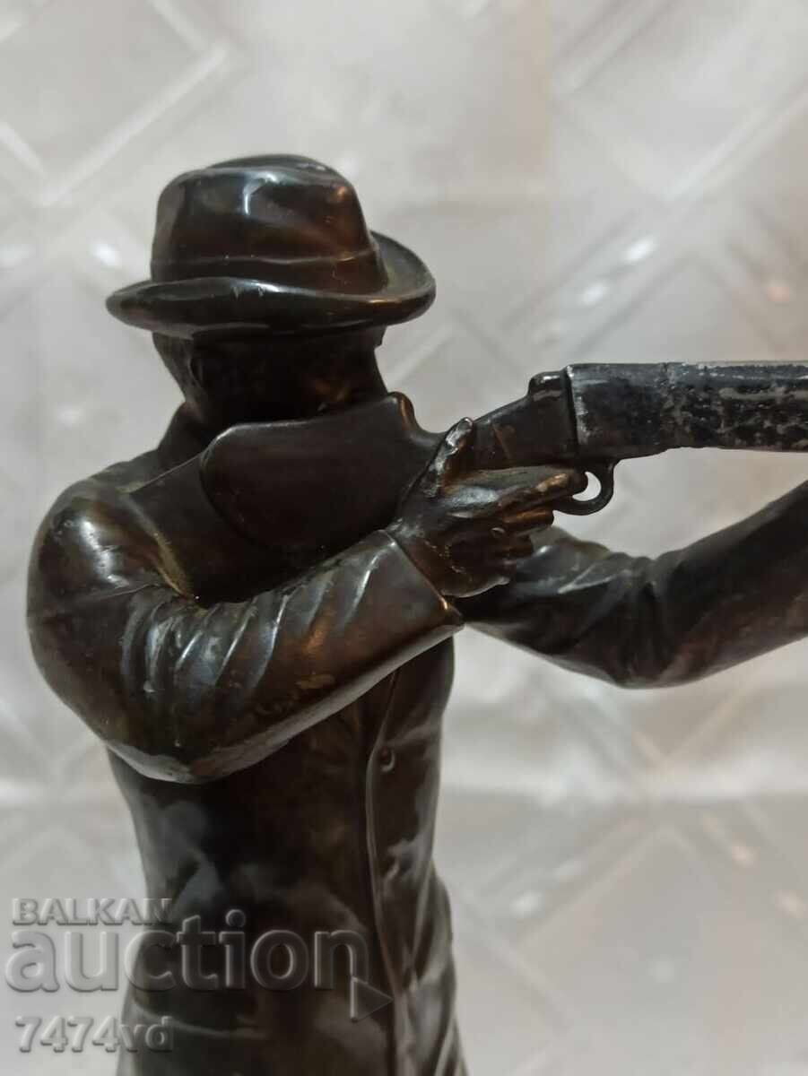 Sculptură masivă veche a unui arcaș 1910/20 - 6 Sculptură masivă veche a unui arcaș 1910/20 - 6