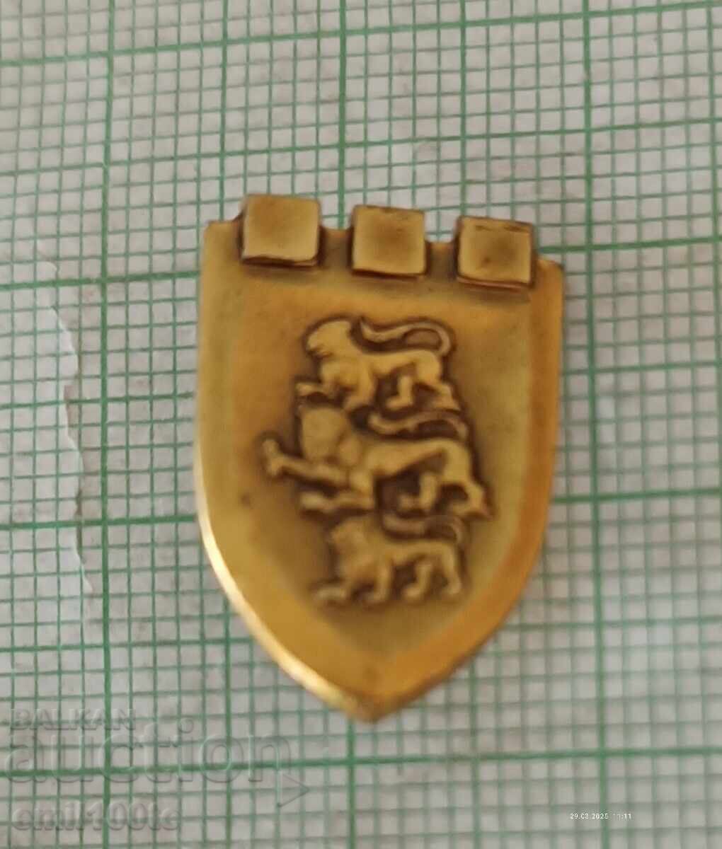 Badge - Veliko Tarnovo Coat of Arms