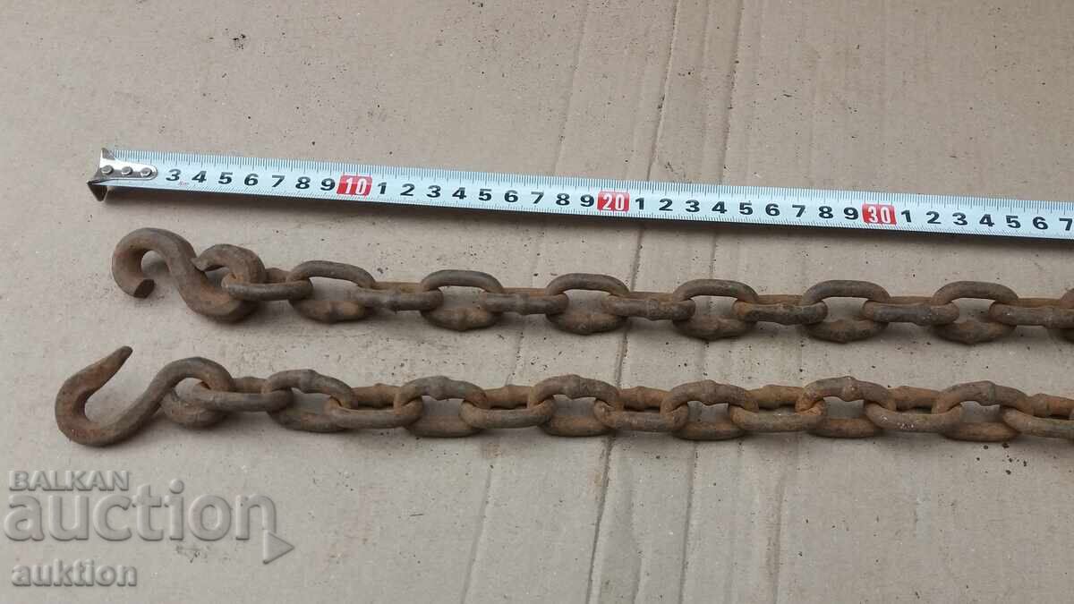 HEAVY METAL CHAIN WITH HOOKS - 5 HEAVY METAL CHAIN WITH HOOKS - 5