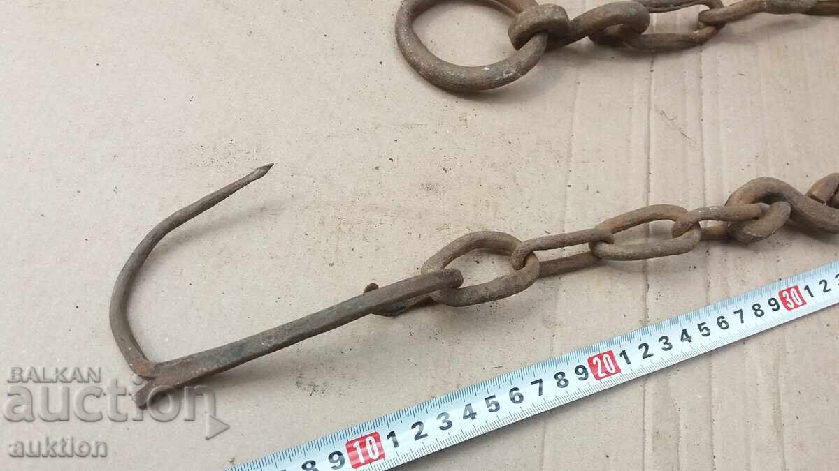 MASSIVE WROUGHT IRON FIREPLACE CHAIN with price 12.99 BGN | € 6.64 MASSIVE WROUGHT IRON FIREPLACE CHAIN with price 12.99 BGN | € 6.64