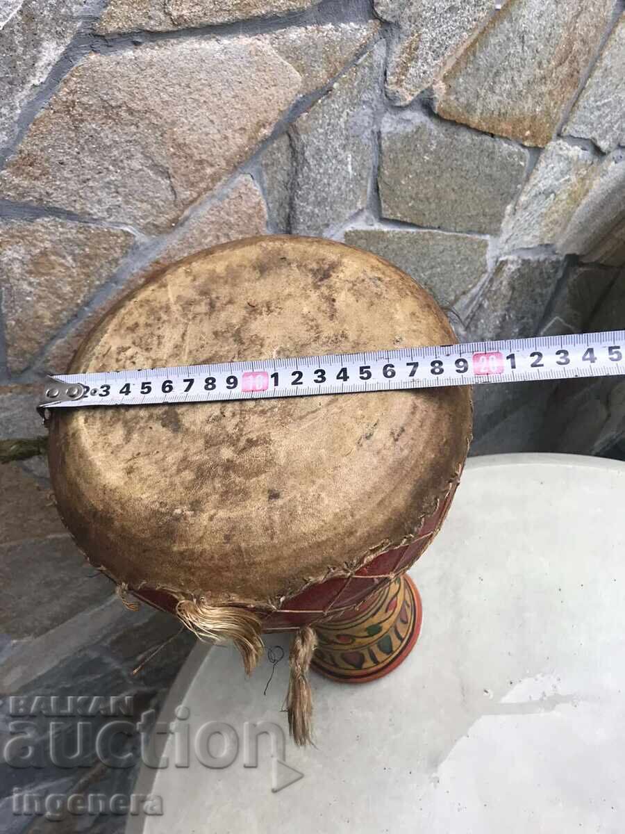 Ceramic Tarambuka, Natural Leather, Hand-Painted with price 29.00 BGN | € 14.83 Ceramic Tarambuka, Natural Leather, Hand-Painted with price 29.00 BGN | € 14.83