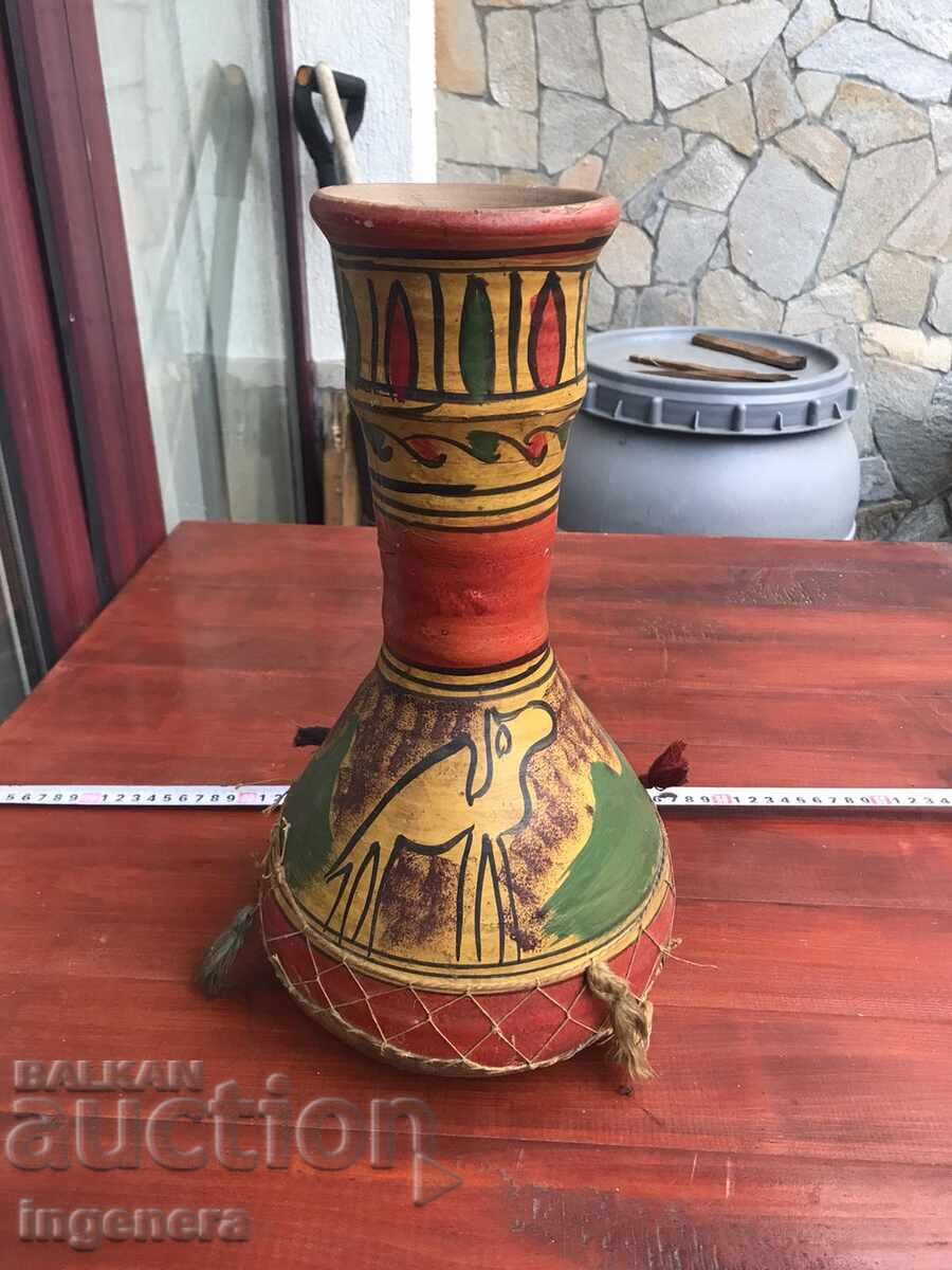 Ceramic Tarambuka, Natural Leather, Hand-Painted - 5 Ceramic Tarambuka, Natural Leather, Hand-Painted - 5