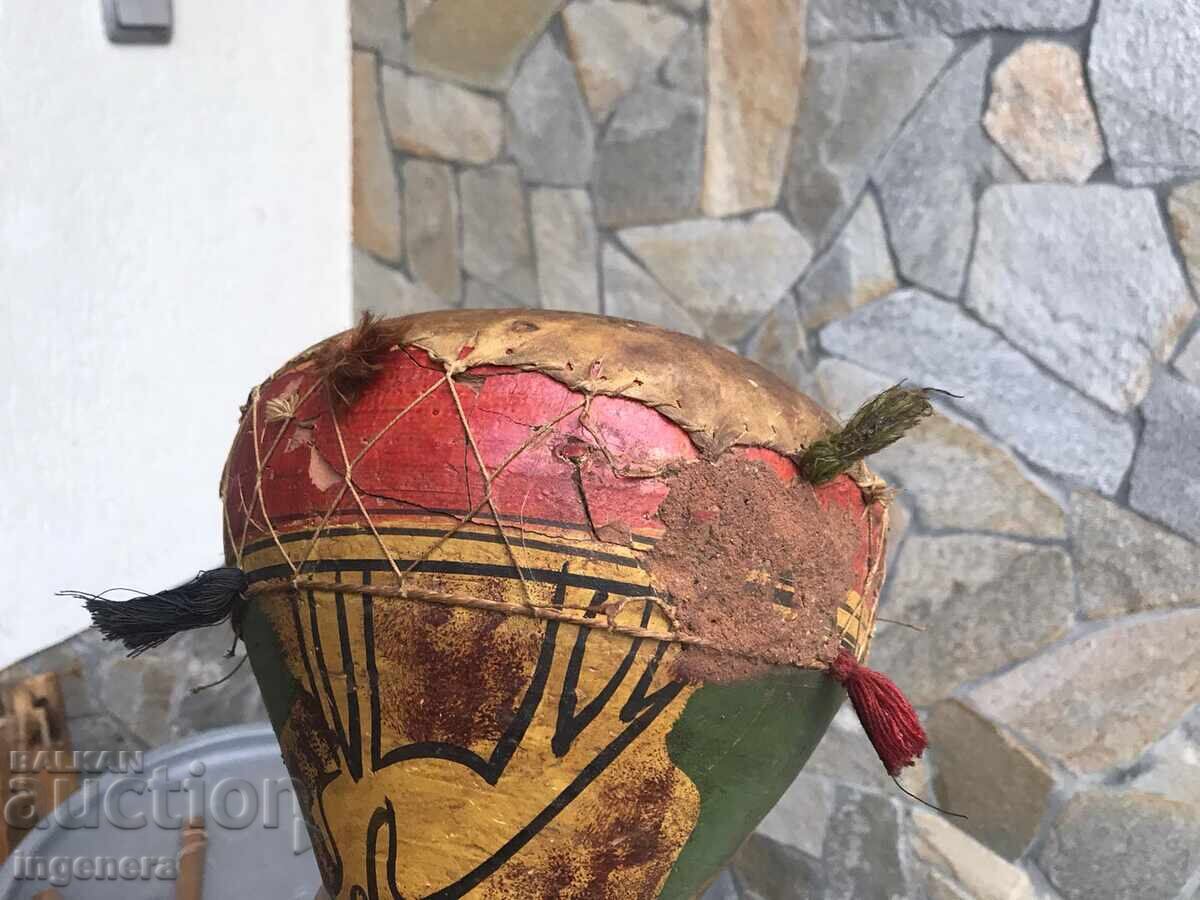 Ceramic Tarambuka, Natural Leather, Hand-Painted - 7 Ceramic Tarambuka, Natural Leather, Hand-Painted - 7