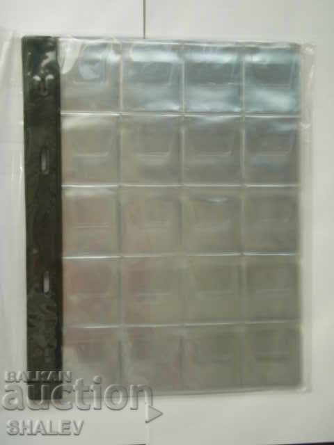 Delivery of Schulz coin sheets for different diameters - 10 pieces/pack