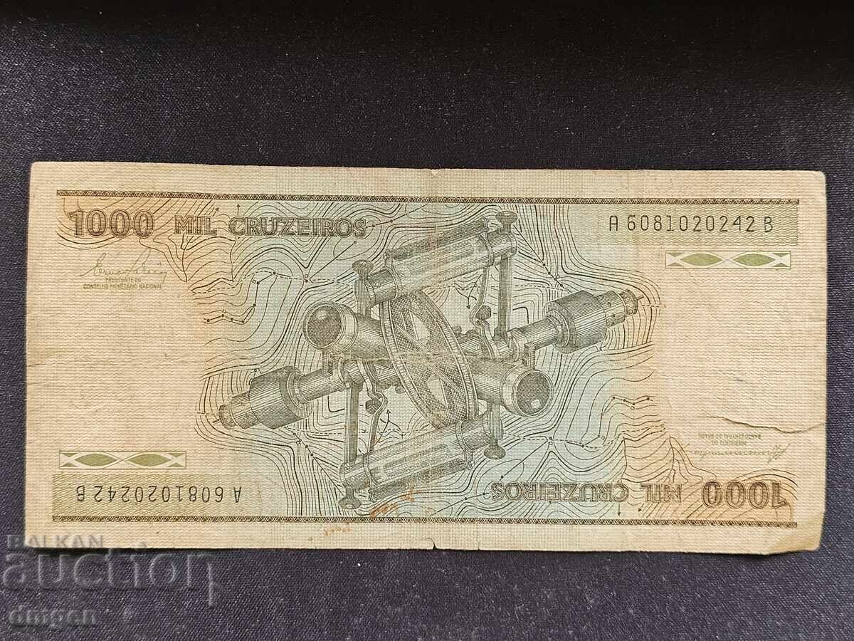 1000 cruzeiros Brazil with price 3.00 BGN | € 1.53 1000 cruzeiros Brazil with price 3.00 BGN | € 1.53