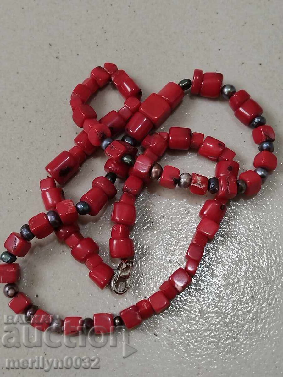 Стар градски гердан от корали колие, бижу, накит - 6 Стар градски гердан от корали колие, бижу, накит - 6