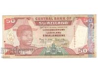 Εσουατίνι - 50 Εμαλανγκένι - 2001 - P# 31α - Μσουάτι III - Χαρτί