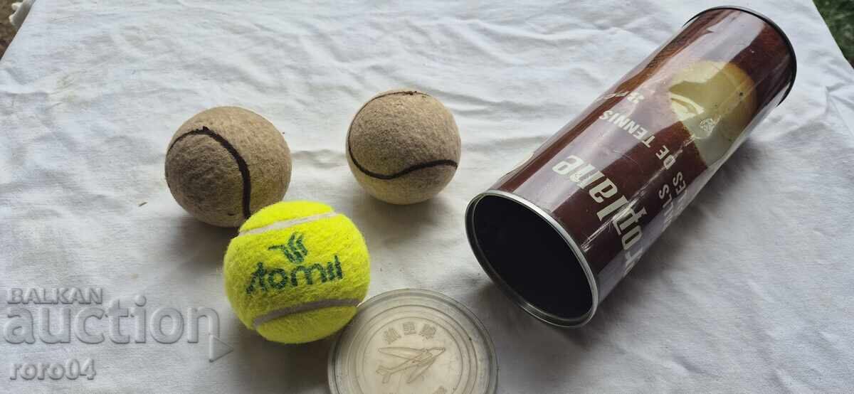 TENIS - MINGI - CUTIE METALICĂ - 6 TENIS - MINGI - CUTIE METALICĂ - 6