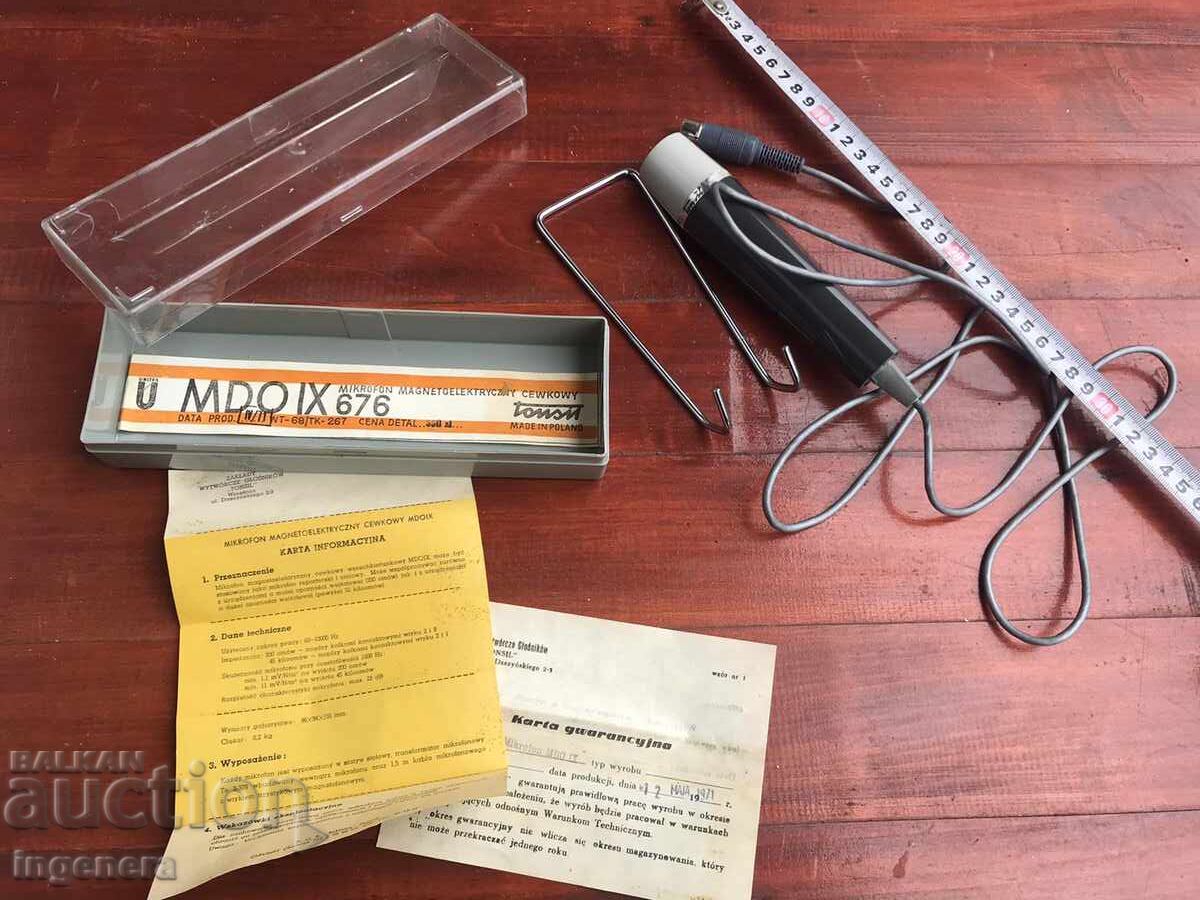 МИКРОФОН MDO IX -ПОЛША НОВО