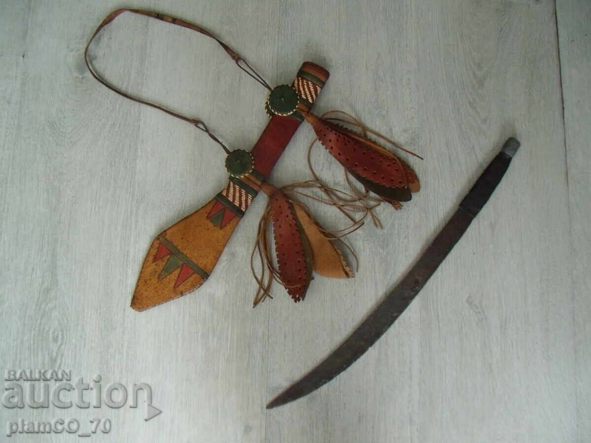 №7966 Old African Machete with price 70.00 BGN | € 35.79 №7966 Old African Machete with price 70.00 BGN | € 35.79