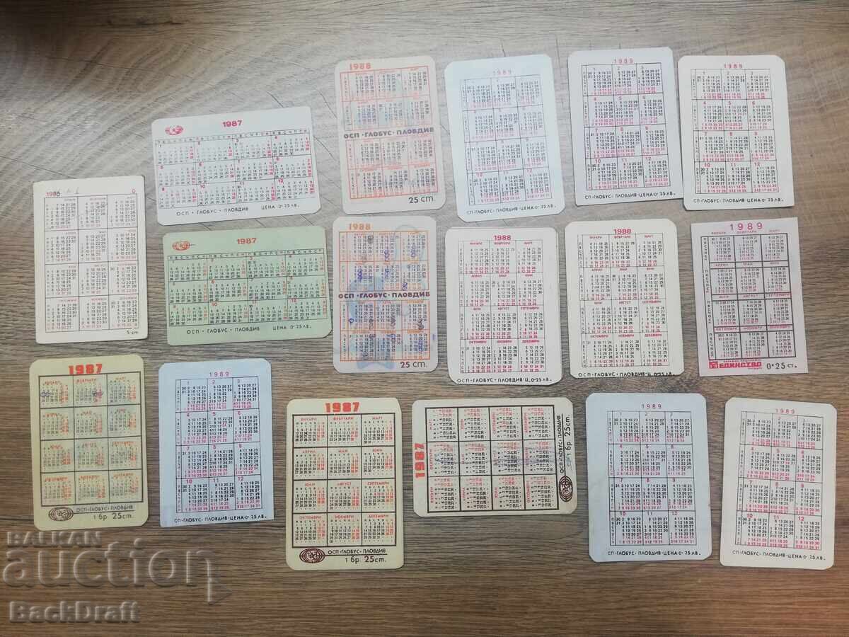 LOT SOCIAL CHILDREN'S ANIMATED HEROES DARKO, CALENDARS, CALENDAR - 6 LOT SOCIAL CHILDREN'S ANIMATED HEROES DARKO, CALENDARS, CALENDAR - 6