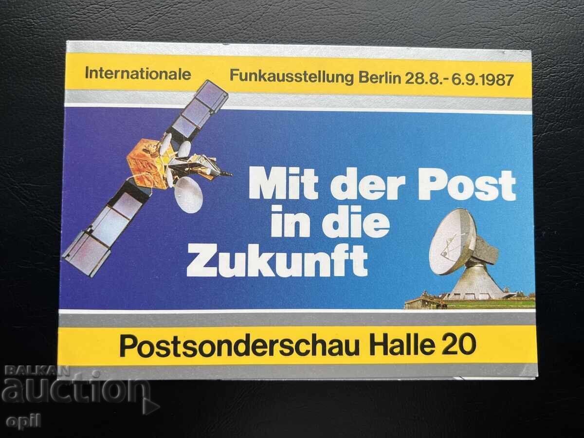 Germania '87 Timbră Tematică Prezentată în Carnet