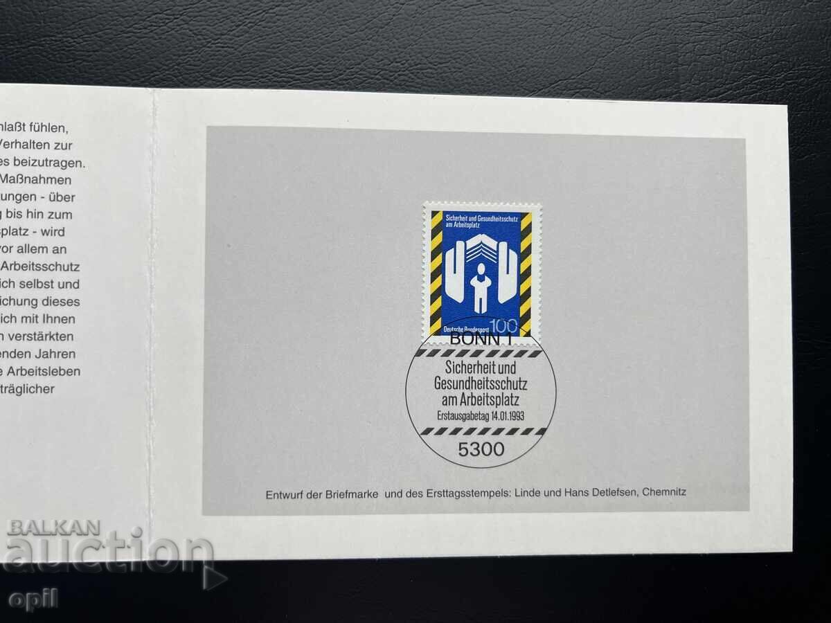 Licitație Germania '93 Marcă Tematică Emisă în Carnet Licitație Germania '93 Marcă Tematică Emisă în Carnet