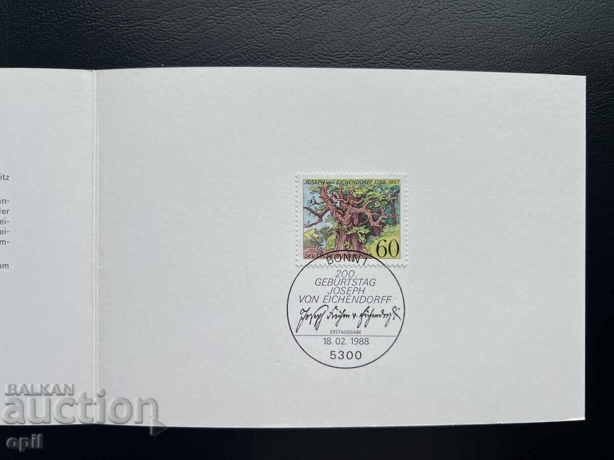 Licitație Germania '88 Marcă Tematică Aranjată în Carnet Licitație Germania '88 Marcă Tematică Aranjată în Carnet