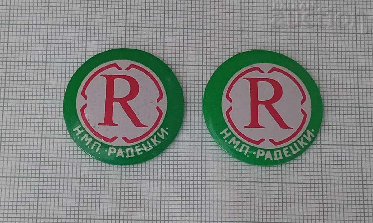 Н.М.П. РАДЕЦКИ ЗНАЧКА 2 БРОЯ Н.М.П. РАДЕЦКИ ЗНАЧКА 2 БРОЯ