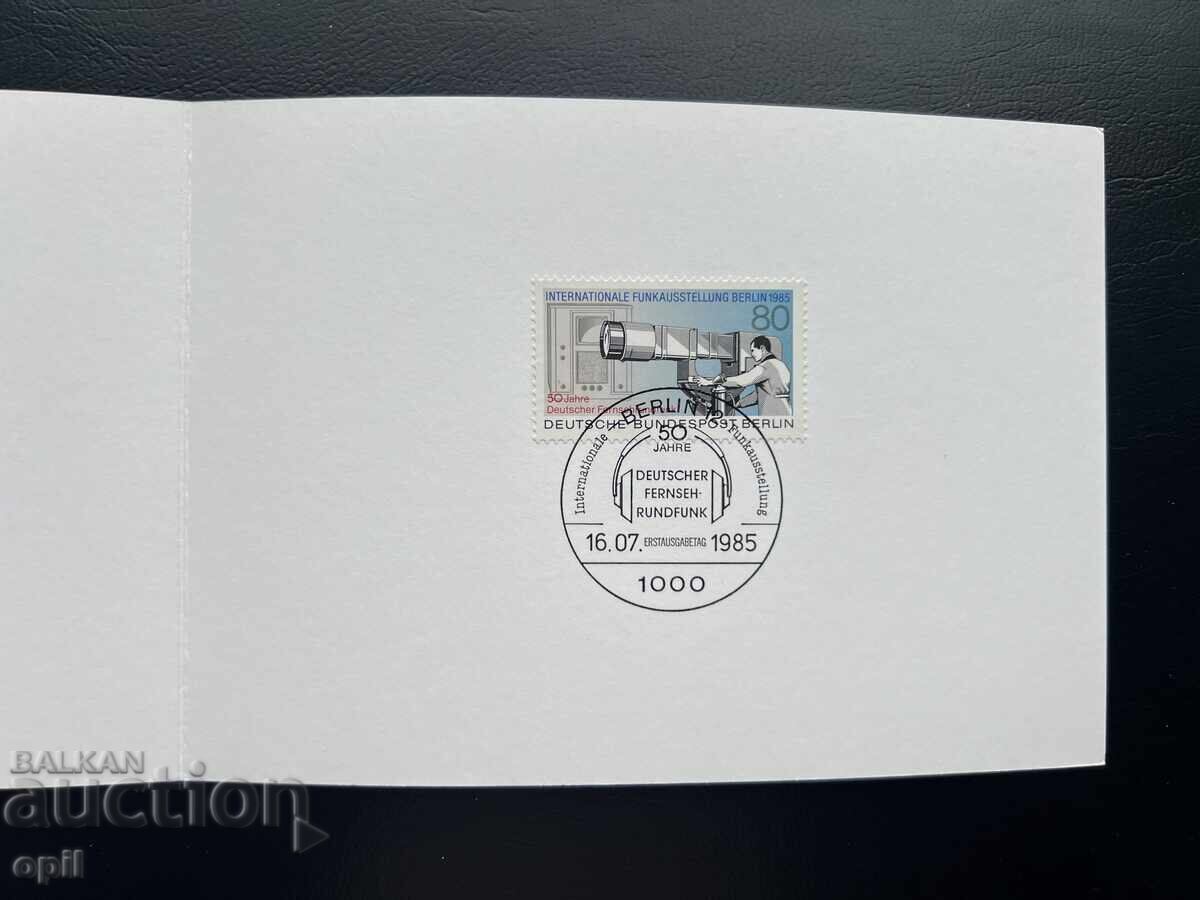 Licitație Germania '85 Timbră Tematică Aranjată în Carnet Licitație Germania '85 Timbră Tematică Aranjată în Carnet