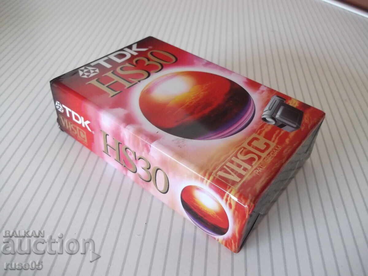Видеокасета "TDK - HS30 - EC-30HSEN" нова - 6 Видеокасета "TDK - HS30 - EC-30HSEN" нова - 6