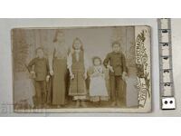 . GIRLS CARRYING A CARDBOARD PICTURE OF THE KINGDOM OF BULGARIA