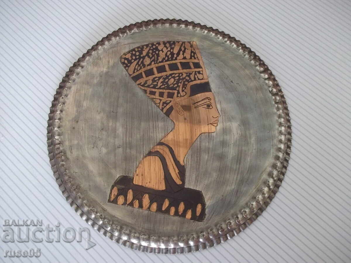 Nefertiti Panel, Round, Copper