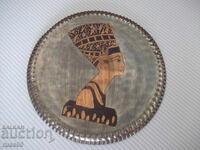 Panou "Nefertiti" rotund din cupru