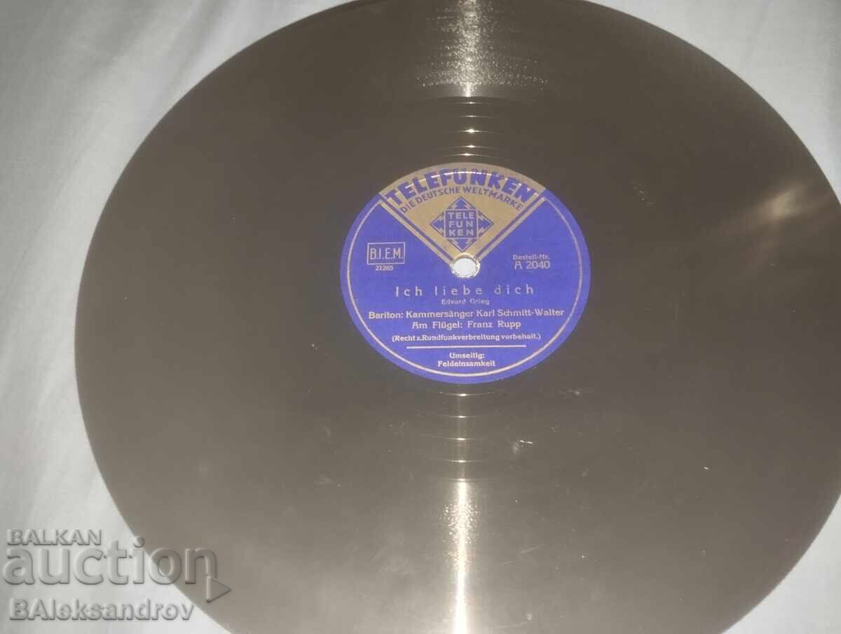 Lot of old bakelite records TELEFUNKEN - 5 Lot of old bakelite records TELEFUNKEN - 5