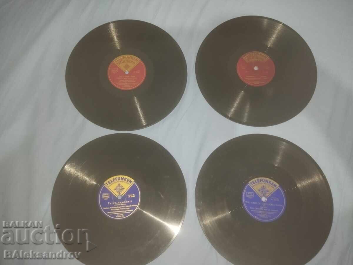 Lot of old bakelite records TELEFUNKEN - 6 Lot of old bakelite records TELEFUNKEN - 6