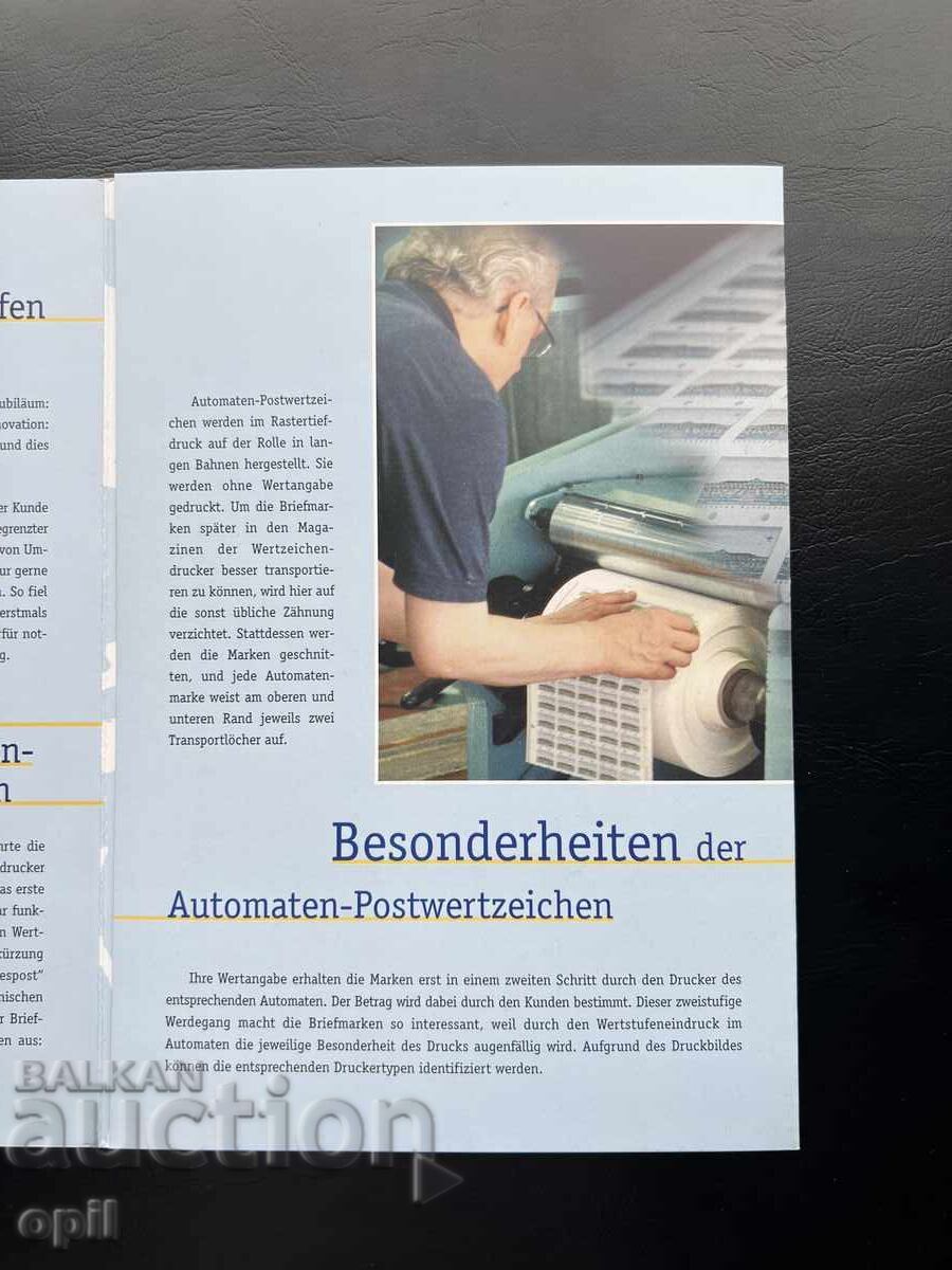 Germany '99 Thematic Stamps Arranged in a Booklet - 5 Germany '99 Thematic Stamps Arranged in a Booklet - 5