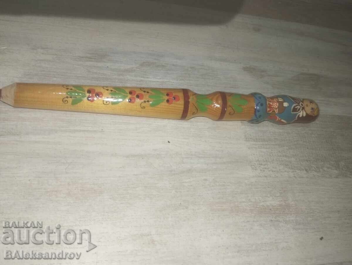 Auction Large Russian pencil with matryoshka Auction Large Russian pencil with matryoshka