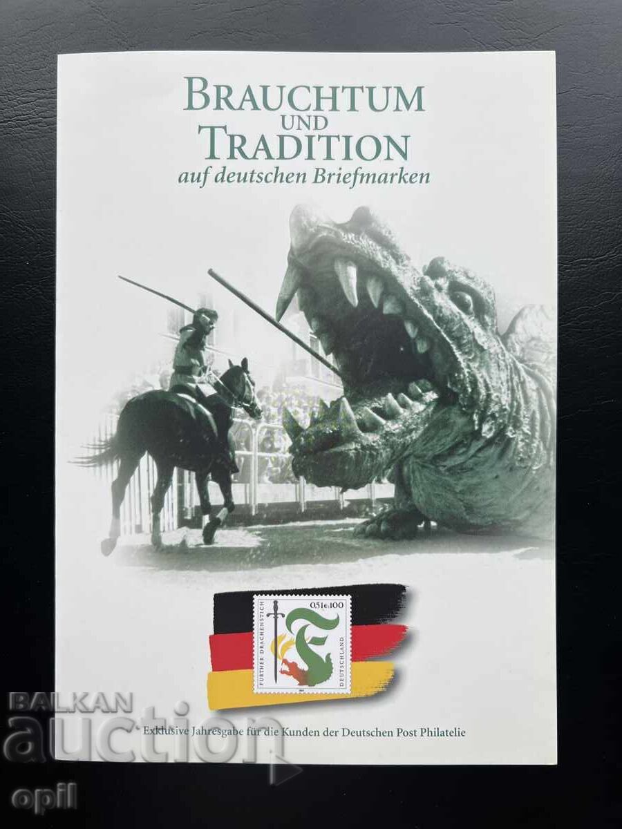 Germania '01 Timbră Tematică Emisă în Carnet