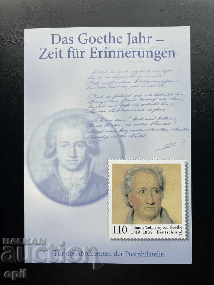 Germany '99 Thematic Stamp Set in a Booklet Germany '99 Thematic Stamp Set in a Booklet