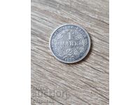 1 марка 1875 година "F" Германия