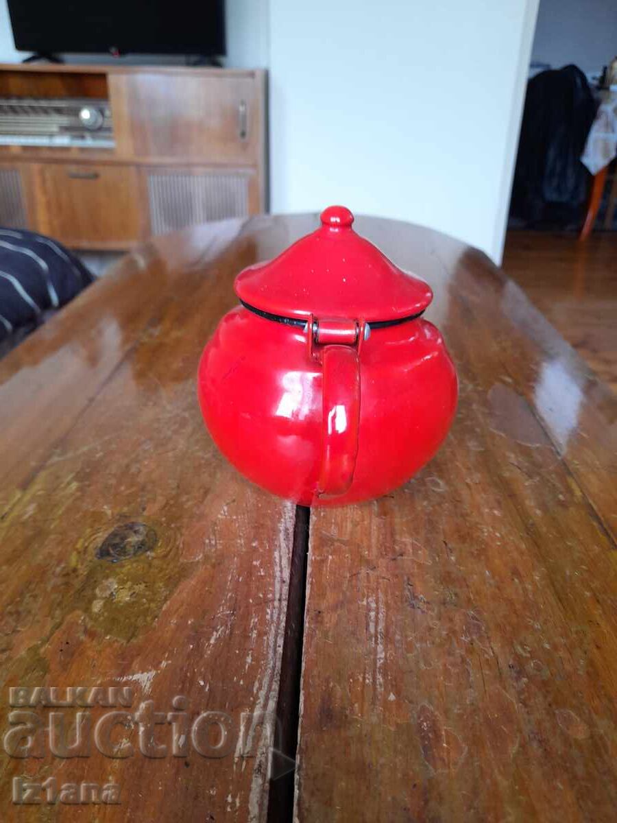 Old enamel teapot with price 37.00 BGN | € 18.92