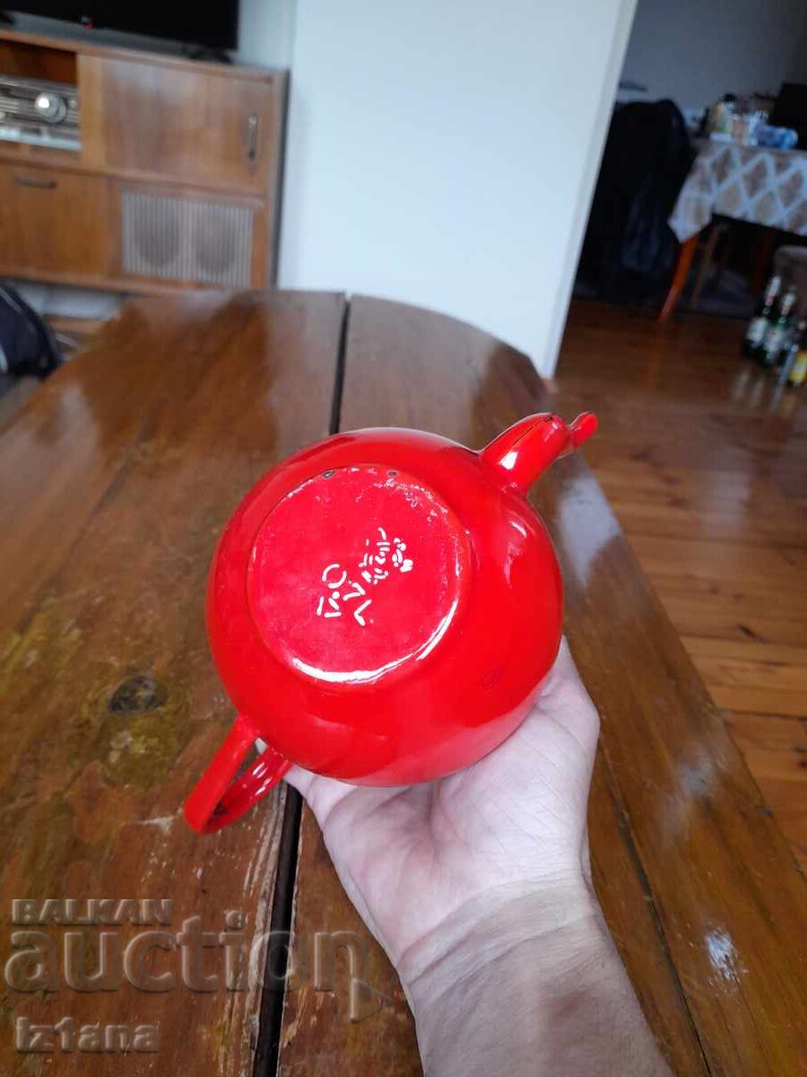 Old enamel teapot - 7