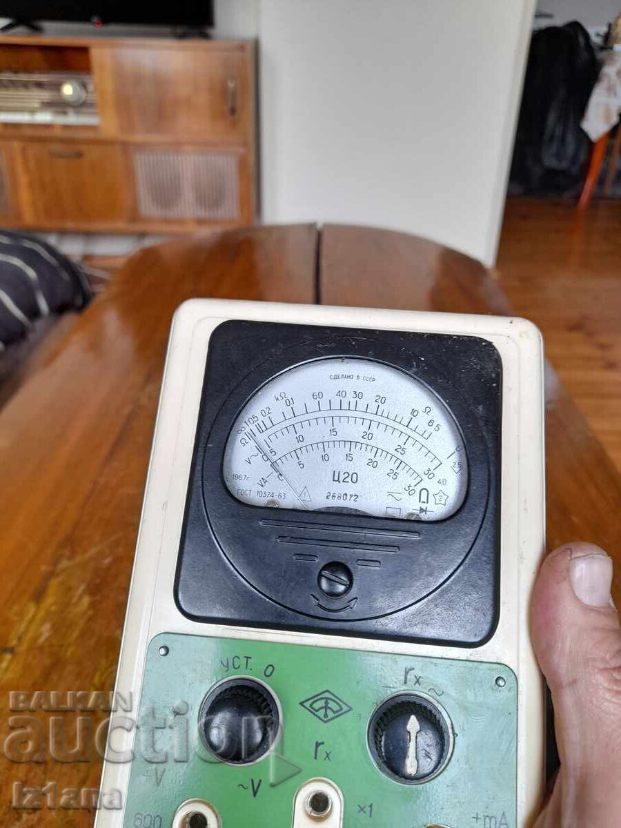 Auction  Old multimeter C20