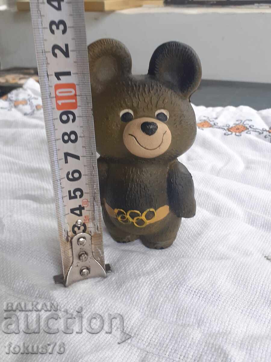 Мечето Миша от олимпиадата в Москва 80 - гумена играчка - 7 Мечето Миша от олимпиадата в Москва 80 - гумена играчка - 7