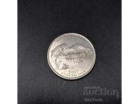 ❤️ ⭐ SUA 2007 1/4 dolar Washington ⭐ ❤️