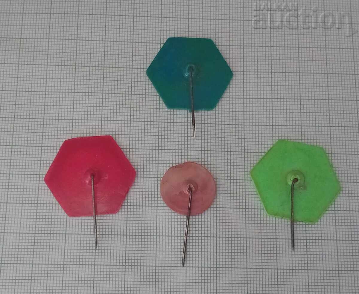 GOYKO MITIC GDR ΣΗΜΑ ΗΘΟΠΟΙΗΣΗΣ ΠΑΡΤΙΔΑ 4 ΤΕΜ με τιμή 7.00 BGN | € 3.58