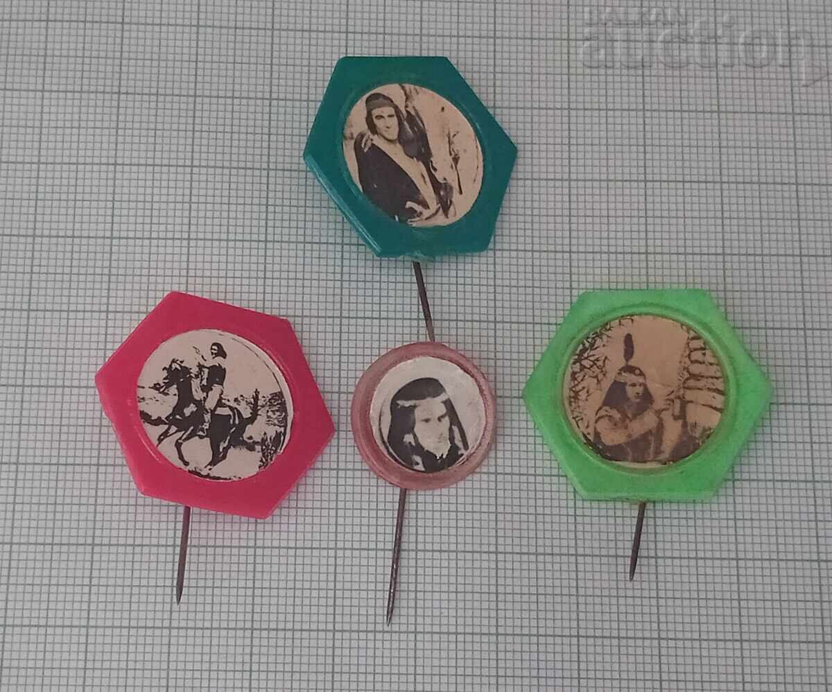 GOYKO MITIC GDR ΣΗΜΑ ΗΘΟΠΟΙΗΣΗΣ ΠΑΡΤΙΔΑ 4 ΤΕΜ