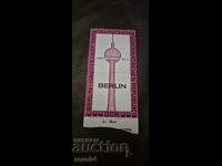 BERLIN - BILET - TURNUL DE TELEVIZIUNE - 1989