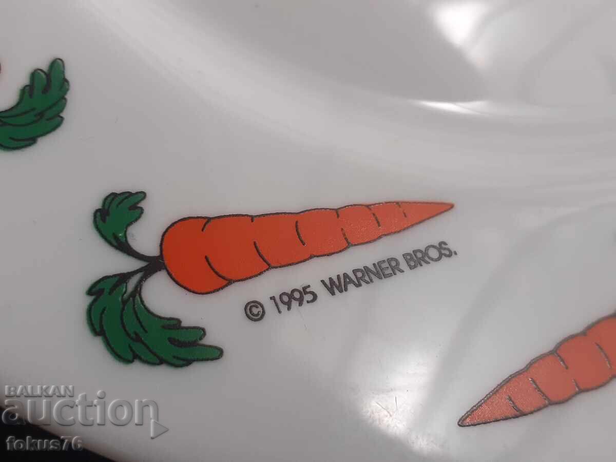 Farfurie de colecție Bugs Bunny Warner Bros 1995 cu preț 30.00 BGN | € 15.34