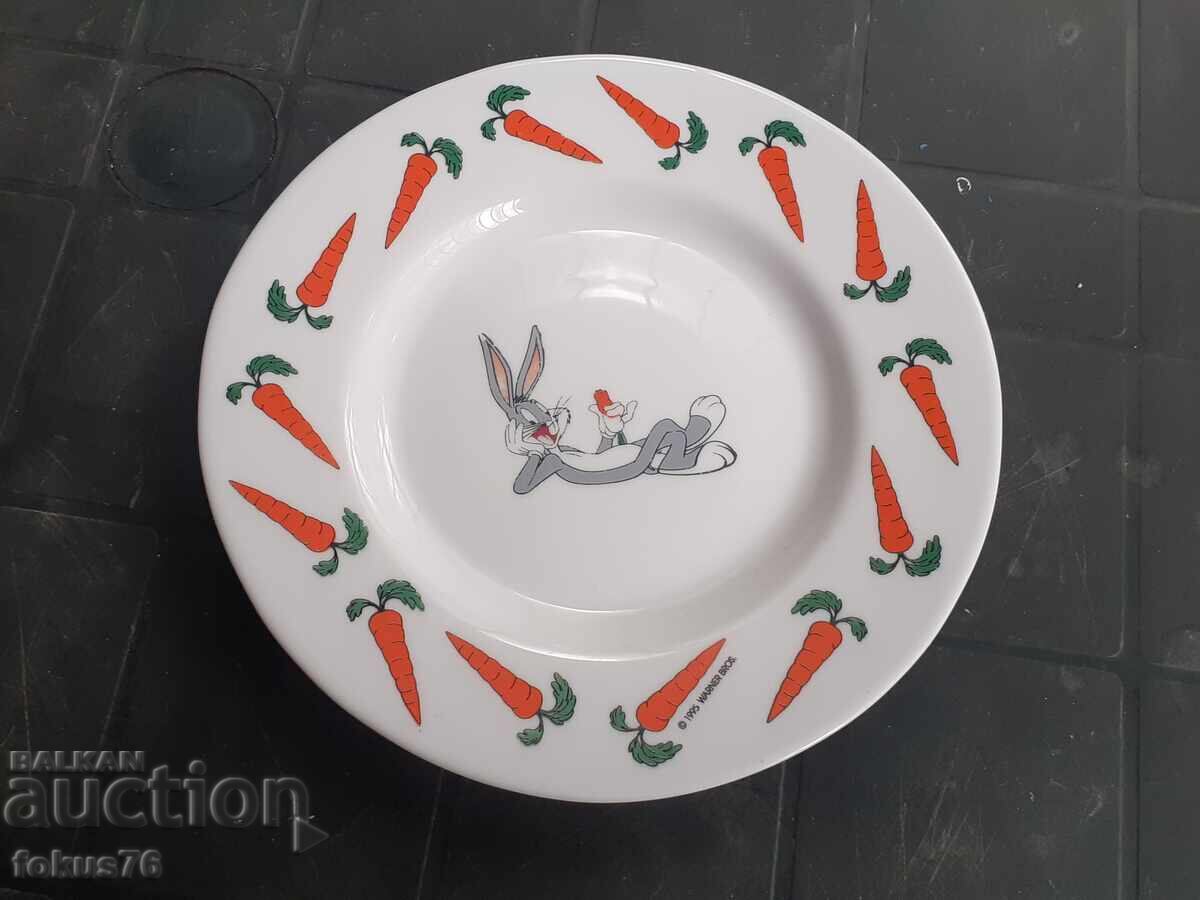 Licitație Farfurie de colecție Bugs Bunny Warner Bros 1995