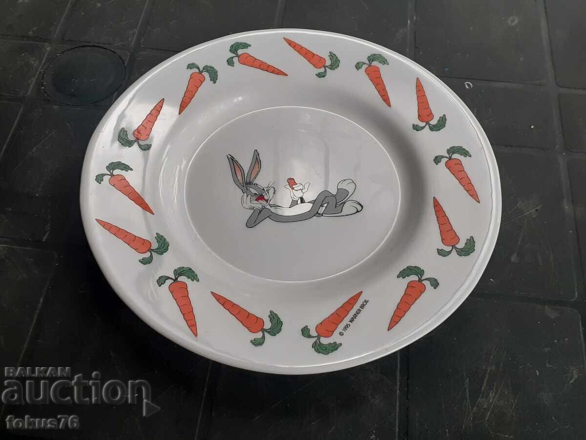 Farfurie de colecție Bugs Bunny Warner Bros 1995 - 6
