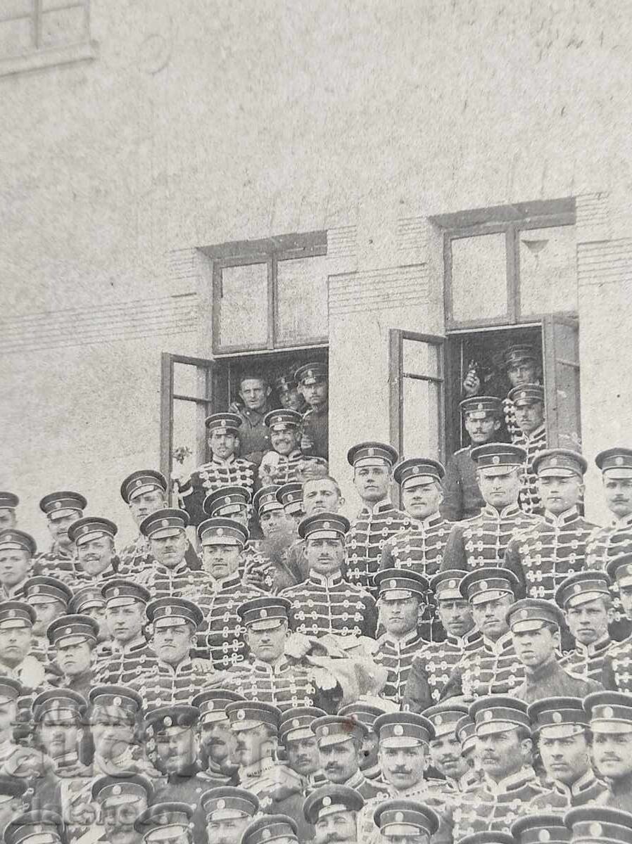 Delivery of Old photo cardboard Kingdom of Bulgaria - Leibgvardeiski Regiment Delivery of Old photo cardboard Kingdom of Bulgaria - Leibgvardeiski Regiment