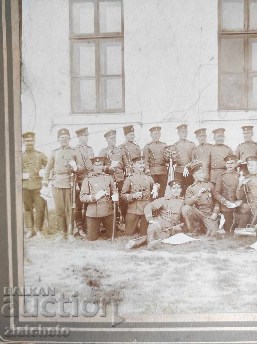 Δημοπρασία Παλιό φωτογραφικό χαρτόνι Βασίλειο της Βουλγαρίας -