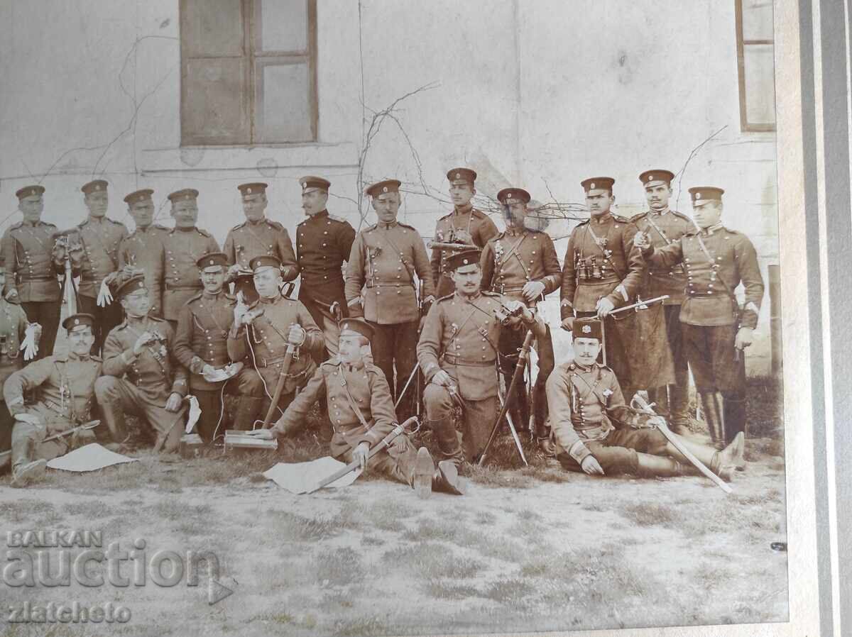 Παράδοση Παλιό φωτογραφικό χαρτόνι Βασίλειο της Βουλγαρίας -