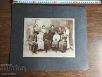 Παλιό φωτογραφικό χαρτόνι Βασίλειο της Βουλγαρίας -